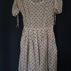 Floral Pink Kids Dress